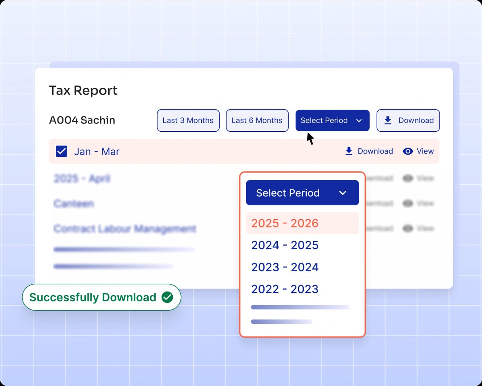 Employee Tax Report