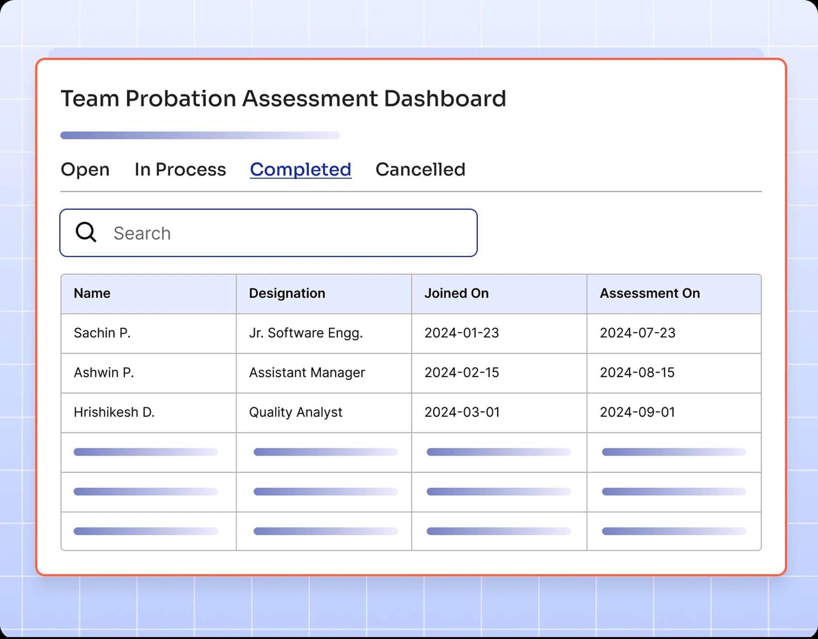 Probation Assessment Dashboard