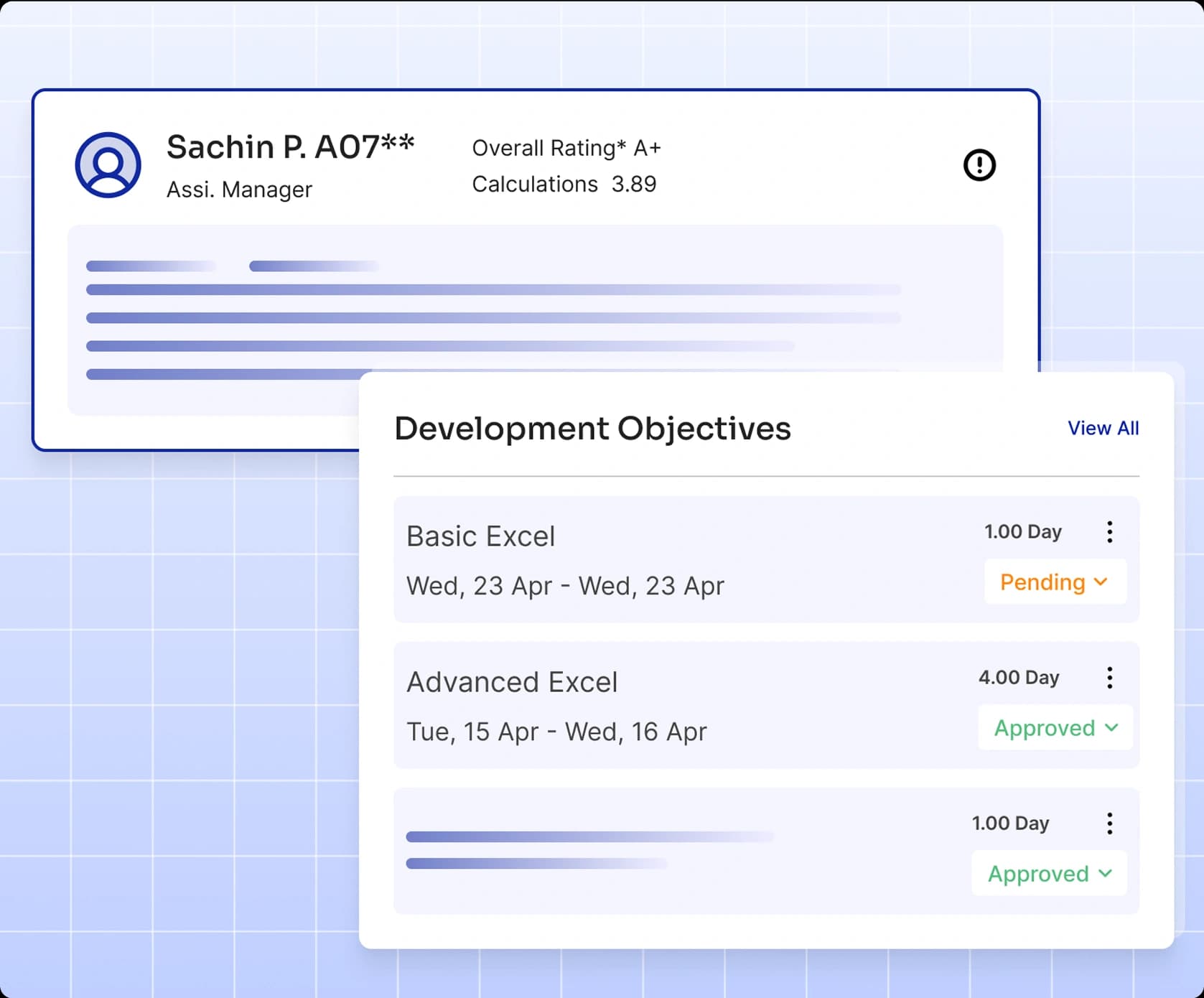 Performance Tracking System