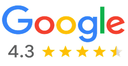 Google Reviews 4.3 rating