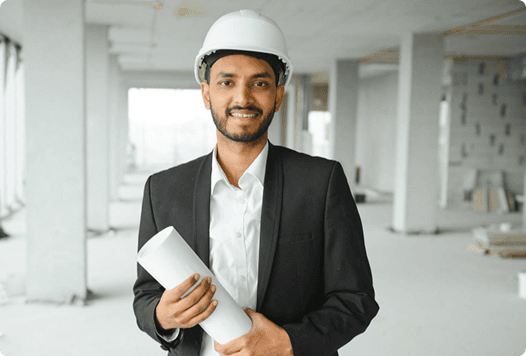 Site operations manager reviewing workforce availability at a project location