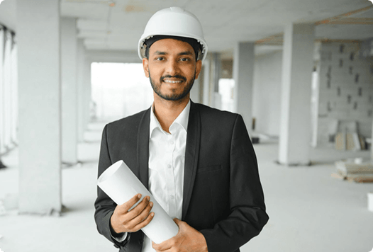 Site operations manager reviewing workforce availability at a project location