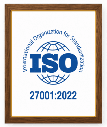 ISO 27001:2022 Certified Company