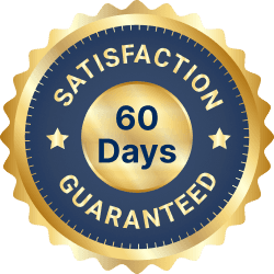 60 Days Satisfaction Guaranteed seal