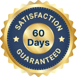 60 Days Satisfaction Guaranteed seal