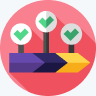 Improved process transparency icon