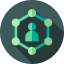 Connects attendance, payroll, expenses and compliance icon