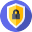 Secure employee access icon