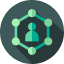 Connects HR, attendance, payroll and approvals icon