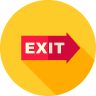 Faster exit closure icon