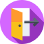 Faster exit closure icon