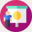Budget and training outcome visibility icon