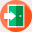 Entry to exit visitor control icon