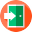 Entry to exit visitor control icon