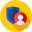 Secure visitor operations icon