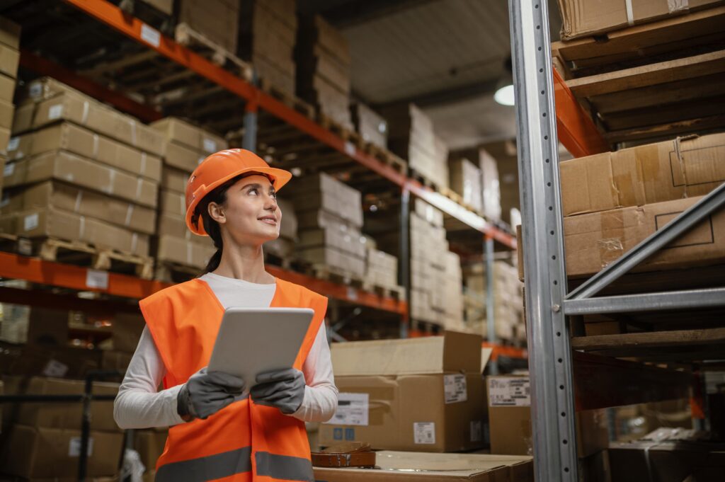 woman-safety-equipment-working